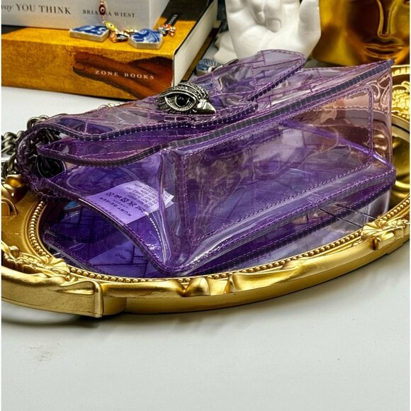 🆕 KURT GEIGER LONDON 🧿 NWOT Mini Kensington Crossbody Bag, Light Purple - Picture 10 of 16